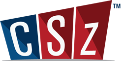 a logo of csz